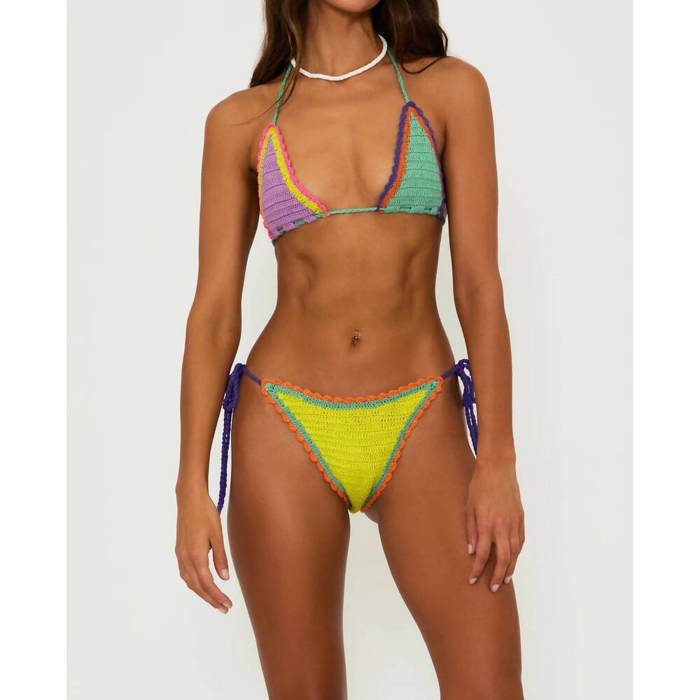 NEW BEACH RIOT soleil bikini bottom in yellow